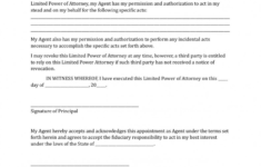 Free Printable Power Of Attorney Form Florida Free Printable