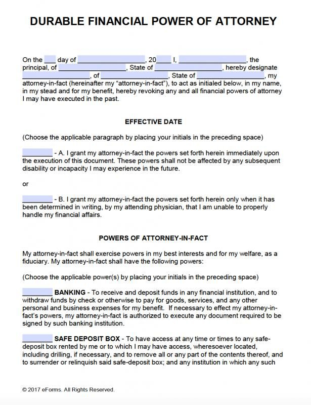 Free Printable Power Of Attorney Forms Check More At Https 