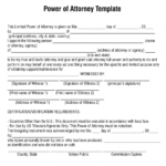 Free Printable Power Of Attorney Forms Word Or PDF