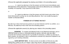 Free South Carolina Power Of Attorney Forms PDF Word