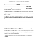 Free Tennessee Limited Special Power Of Attorney Form