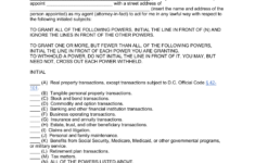 free washington d c general power of attorney form pdf Free Washington D C General Power Of Attorney Form PDF