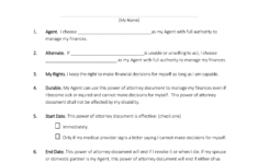 Free Washington Power Of Attorney Forms PDF EForms