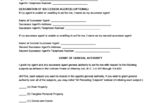 Free Wyoming Power Of Attorney Forms Legal Templates