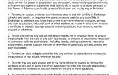 General Durable Power Of Attorney Form Download Printable