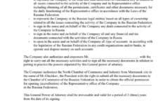 GENERAL POWER OF ATTORNEY Form In Word And Pdf Formats