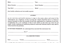 General Power Of Attorney North Carolina Free Download