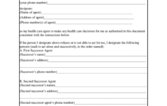 Health Care Power Of Attorney Form 46 Free Templates In