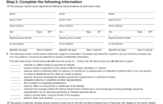 Illinois Power Of Attorney Form Free Templates In PDF