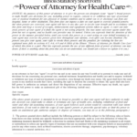 Illinois Statutory Short Form Power Of Attorney For Health