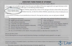 Learn How To Fill The Power Of Attorney Form General YouTube