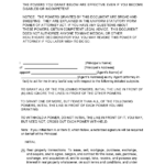 Massachusetts Durable Power Of Attorney Form Fillable