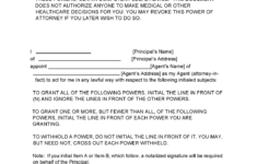 Massachusetts Durable Power Of Attorney Form Fillable