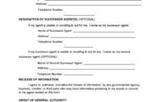 Nebraska Durable Power Of Attorney Form Free Printable