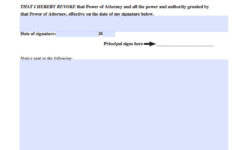 New York General Financial Power Of Attorney Form Power