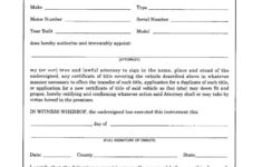 north carolina power of attorney form free templates in 1 North Carolina Power Of Attorney Form Free Templates In