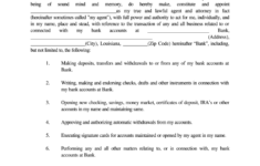Power Of Attorney For Banking Transactions Fill Online