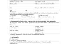 Power Of Attorney Form Nj Dmv Makotidesigns