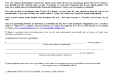 Power Of Attorney Form Ny Fill Out And Sign Printable
