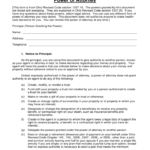 Power Of Attorney Form Ohio Free Download