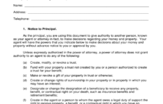 Power Of Attorney Form Ohio Free Download