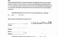 power of attorney free printable documents Power Of Attorney Free Printable Documents