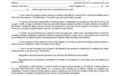 power of attorney medical child free printable documents 1 Power Of Attorney Medical Child Free Printable Documents