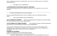 Power Of Attorney Statutory Short Form New York Free