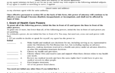 Printable Durable Power Of Attorney Form That Are