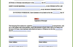 Relinquish Power Of Attorney Sample Letter Form Resume