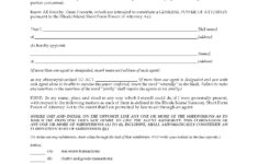 Rhode Island Short Form Power Of Attorney Legal Forms