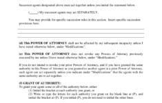 Sample Power Of Attorney Statutory Short Form New York