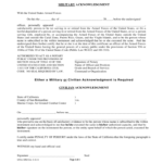 Special Military Power Of Attorney Form Free Download