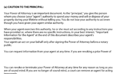 Statutory Power Of Attorney Form New York Free Download