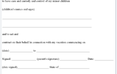 Temporary Power Of Attorney Form Editable Forms