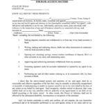 Texas Power Of Attorney Form Fill Out And Sign Printable