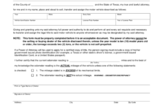 Texas Power Of Attorney Form Free Templates In PDF Word