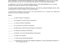 Uniform Statutory Power Of Attorney Form California