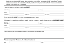 vermont health care power of attorney fillable pdf Vermont Health Care Power Of Attorney Fillable PDF