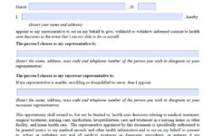 West Virginia Medical Power Of Attorney Form Living Will