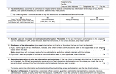 What Is Form 8821 Or Tax Guard Excel Capital Management